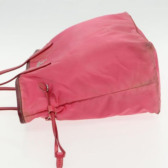 Prada Re-Nylon Pink Synthetic Tote Bag (Pre-Owned) - Picture 4 of 16